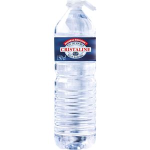 Cristaline water, fles van 1,5 liter, pak van 6 stuks