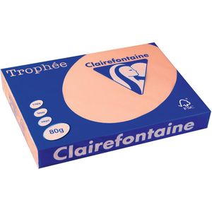 Clairefontaine Trophée Pastel, gekleurd papier, A3, 80 g, 500 vel, zalm