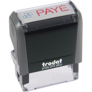 Trodat tekststempel Printy Line tekst: PAYE