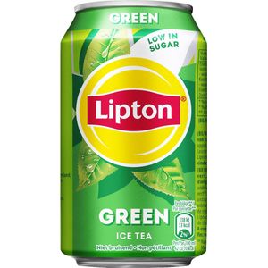 Lipton Ice Tea Green, blik van 33 cl, pak van 24 stuks
