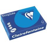 Clairefontaine Trophée Intens, gekleurd papier, A4, 210 g, 250 vel, turkoois