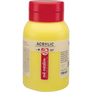 Talens Art Creation acrylverf flacon van 750 ml, azogeel citroen
