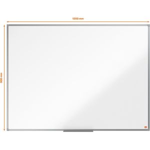 Nobo Essence magnetisch whiteboard, staal, ft 120 x 90 cm