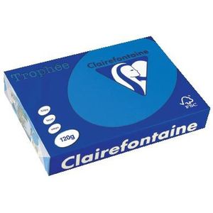 Clairefontaine Trophée Intens, gekleurd papier, A4, 120 g, 250 vel, turkoois
