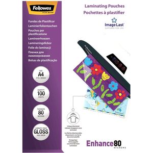 Fellowes lamineerhoes Enhance80 ft A4, 160 micron (2 x 80 micron), pak van 100 stuks