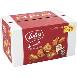 Lotus gevulde speculoos Mix Box, doos van 120 stuks