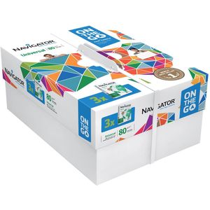 Navigator On The Go printpapier ft A4, 80 g, pak van 500 vel