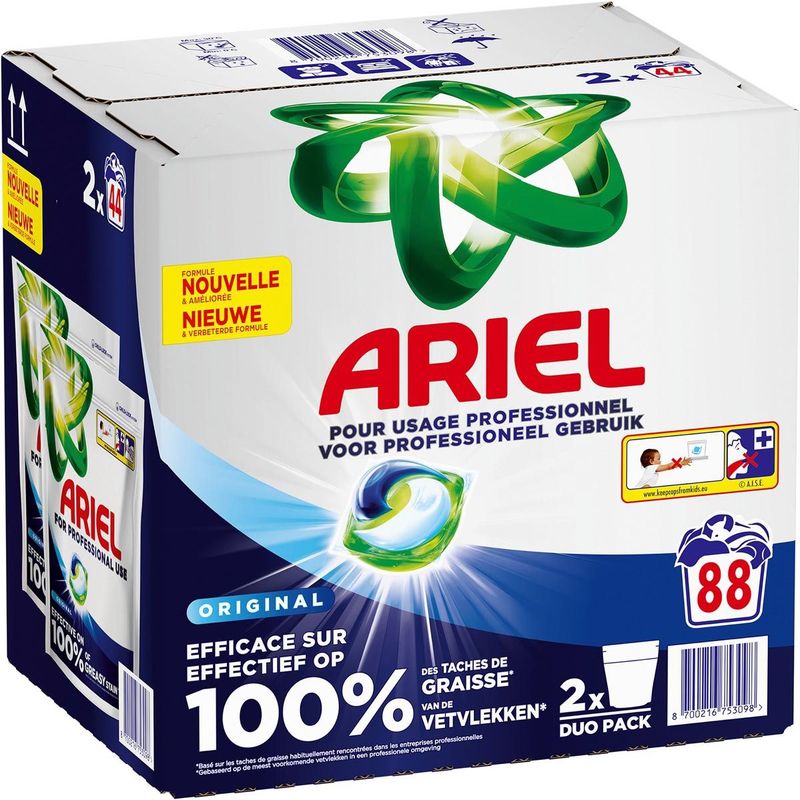Ariel - Professional Formula All-in-1 - Wascapsules - Pak van 44 stuks - Original