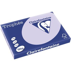 Clairefontaine - Gekleurd Papier - Lila - 120 g/m² - 250 Vellen