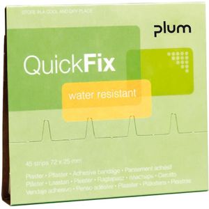 Plum - Quickfix - Waterafstotende Pleisters - 25 x 72 mm - 45 Stuks