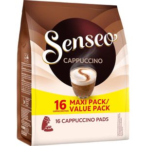 Senseo cappuccino, zakje van 16 koffiepads