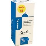 Pilot gelroller G-2 fijn, blauw, value pack met 16  4 stuks