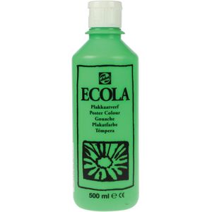 Talens Ecola plakkaatverf flacon van 500 ml, lichtgroen