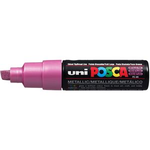 uni-ball Paint Marker op waterbasis Posca PC-8K roze metaal