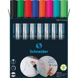 Schneider Maxx 290 whiteboardmarker, 6  2 gratis, assorti