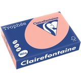 Clairefontaine Trophée Pastel, gekleurd papier, A4, 160 g, 250 vel, perzik
