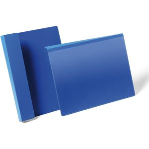 Durable documentenhouder, met vouw, voor ft A4, liggend, blauw, doos van 50 stuks