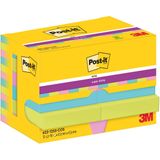 Post-It Super Sticky Notes Cosmic, 90 vel, ft 47,6 x 47,6 mm, pak van 12 blokken