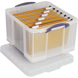 Really Useful Box opbergdoos 42 liter, transparant