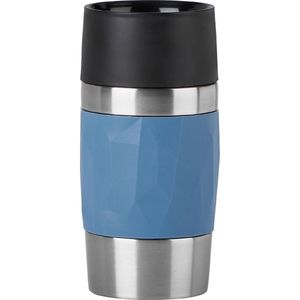 Emsa Travel Mug Compact thermosbeker, 0,3 l, blauw