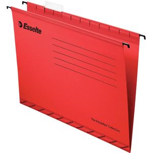 Esselte hangmappen voor laden Classic tussenafstand 330 mm, rood, doos van 25 stuks