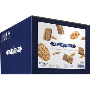 Jules Destrooper koekjes, Jules' Assorted Butter Biscuits, doos van 300 stuks