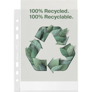 Esselte geperforeerde showtas, 100 % gerecycleerd, ft A5, 70 micron, doos van 100 stuks