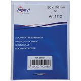 Bronyl U-mapje uit transparante PVC van 180 micron, ft A6