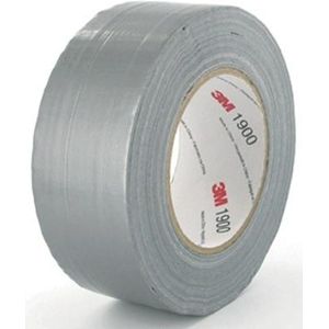 3M duct tape 1900, ft 50 mm x 50 m, zilver