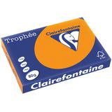 Clairefontaine Trophée Intens, gekleurd papier, A3, 80 g, 500 vel, feloranje