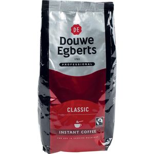 Douwe Egberts instant koffie, Classic, fairtrade, pak van 300 gram