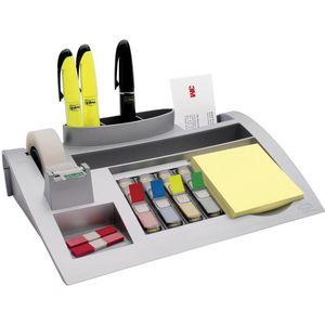 Post-it Index desk organizer, zilver, voor ft 26 x 16,5 x 5,5 cm