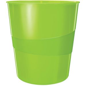 Leitz WOW Papiermand, 15 liter, Groen