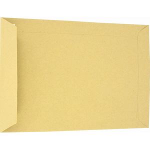 Enveloppen, ft 162 x 229 mm, stripsluiting, uit kraft papier van 90 g, bruin, doos van 500 stuks