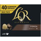 Douwe Egberts koffiecapsules L'Or Intensity 9, Forza, pak van 40 capsules