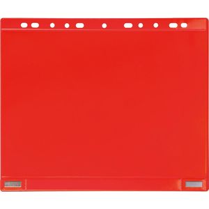 Tarifold  geperforeerde showtas, dubbelzijdig magnetisch, rood, pak van 5 stuks