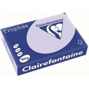 Clairefontaine Trophée Pastel, gekleurd papier, A4, 160 g, 250 vel, lila