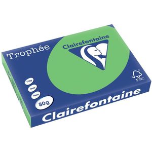 Clairefontaine Trophée Intens, gekleurd papier, A3, 80 g, 500 vel, muntgroen