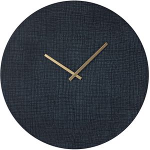 PTMD Emmett Black iron round clock square texture S