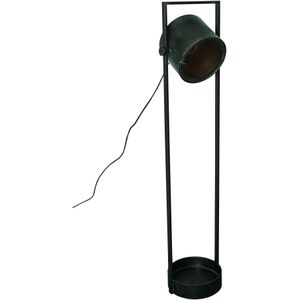 PTMD Derek zwarte vloerlamp maat in cm: 30 x 30 x 120