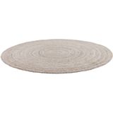 MUST Living Carpet Sterling round large,Ø200 cm, Beige, 80% wool 20% polyester