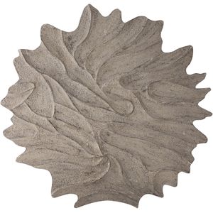 PTMD Ceanna Brown MDF wall panel wavy round L