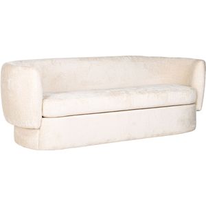 Richmond Interiors Bank Donatella White Chenille - Luxe en Brandvertragende Bank