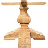 Benoa Sukesville Teak Castle Leg Bekkers For Round Table 80 cm