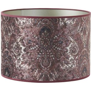 Light&living Kap cilinder 40-40-30 cm LUXUS bordeaux