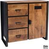 Benoa Luna 1 Door 3 Drawer Sideboard 94 cm