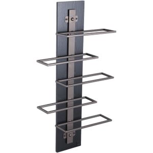 PTMD Brendan Brown steel wall wine rack layers S