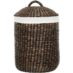 MUST Living Laundry basket Tahiti BLACK WASH,48/55xØ40 cm