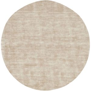MUST Living Carpet La Belle round medium,Ø200 cm, beige, 100% viscose
