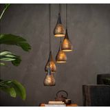 AnLi Style Hanglamp 5xØ15 getrapt punch
